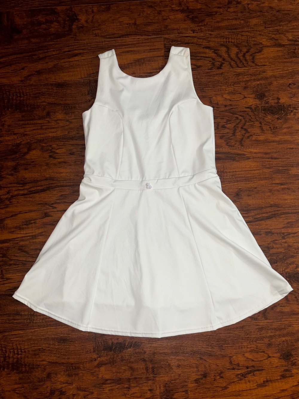 Southern Shirt Lined Performance Dress White Nylon Tennis Golf Dress with Shorts - Picture 4 of 10